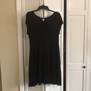 Old Navy Black swing dress